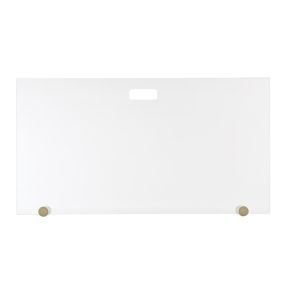 Κάλυψη Τζακιού Zogometal 586 Γυάλινη Ιβουάρ 50x90cm Κάλυψη Τζακιού Zogometal 586 Γυάλινη Ιβουάρ 50x90cm