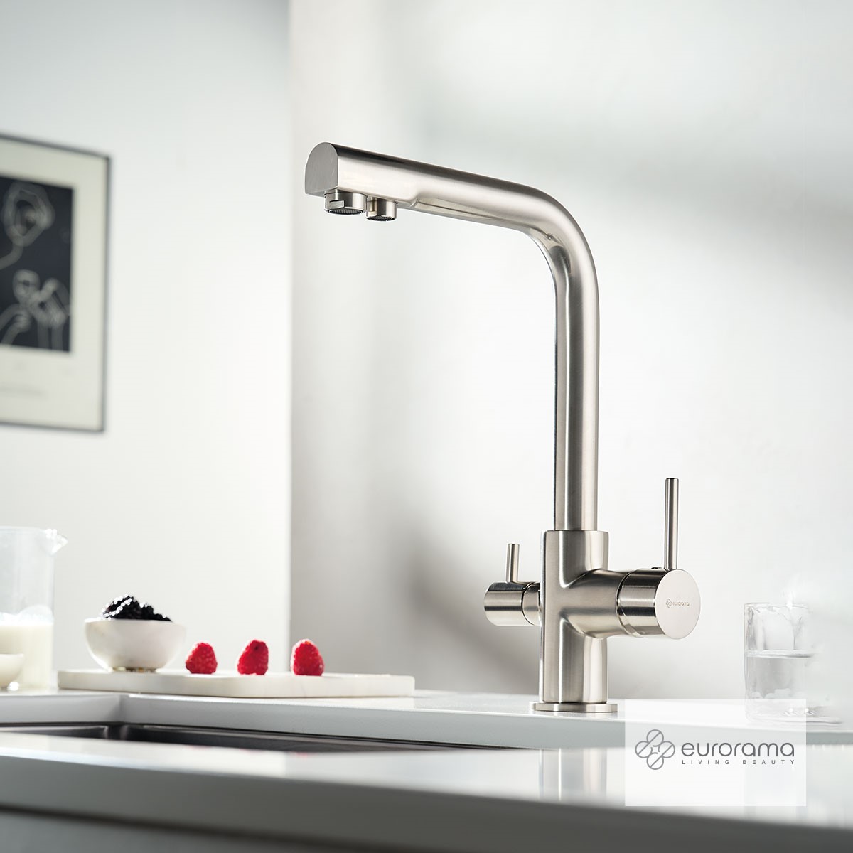 Μπαταρία Κουζίνας Eurorama 13534F-110 Inox Ματ Για Σύνδεση Φίλτρου Πόσιμου Νερού Αντίστροφης Όσμωσης Μπαταρία Κουζίνας Eurorama 13534F-110 Inox Ματ Για Σύνδεση Φίλτρου Πόσιμου Νερού Αντίστροφης Όσμωσης