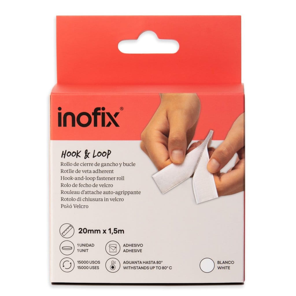 Αυτοκόλλητη Ταινία Velcro Inofix 2144-2 Λευκή 20mmx1,5m Αυτοκόλλητη Ταινία Velcro Inofix 2144-2 Λευκή 20mmx1,5m