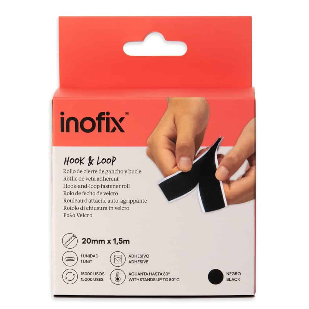 Αυτοκόλλητη Ταινία Velcro Inofix 2144-3 Μαύρο 20mmx1,5m Αυτοκόλλητη Ταινία Velcro Inofix 2144-3 Μαύρο 20mmx1,5m