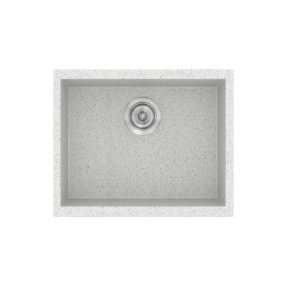Νεροχύτης Κουζίνας Sanitec Classic 341-01 Granite White 50x40cm Νεροχύτης Κουζίνας Sanitec Classic 341-01 Granite White 50x40cm