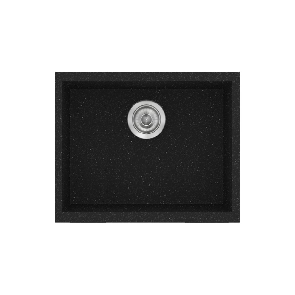 Νεροχύτης Κουζίνας Sanitec Classic 341-05 Granite Black 50x40cm Νεροχύτης Κουζίνας Sanitec Classic 341-05 Granite Black 50x40cm