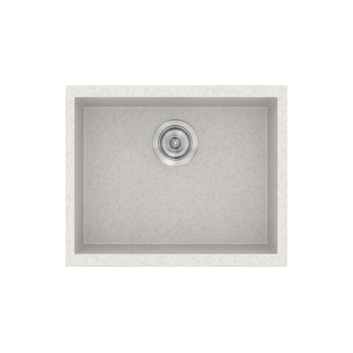 Νεροχύτης Κουζίνας Sanitec Classic 341-14 Metallic Ice 50x40cm Νεροχύτης Κουζίνας Sanitec Classic 341-14 Metallic Ice 50x40cm