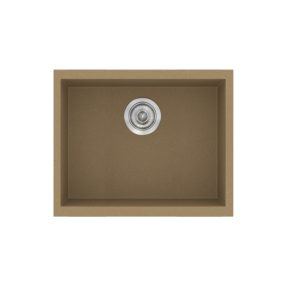 Νεροχύτης Κουζίνας Sanitec Classic 341-16 Metallic Coffee 50x40cm Νεροχύτης Κουζίνας Sanitec Classic 341-16 Metallic Coffee 50x40cm