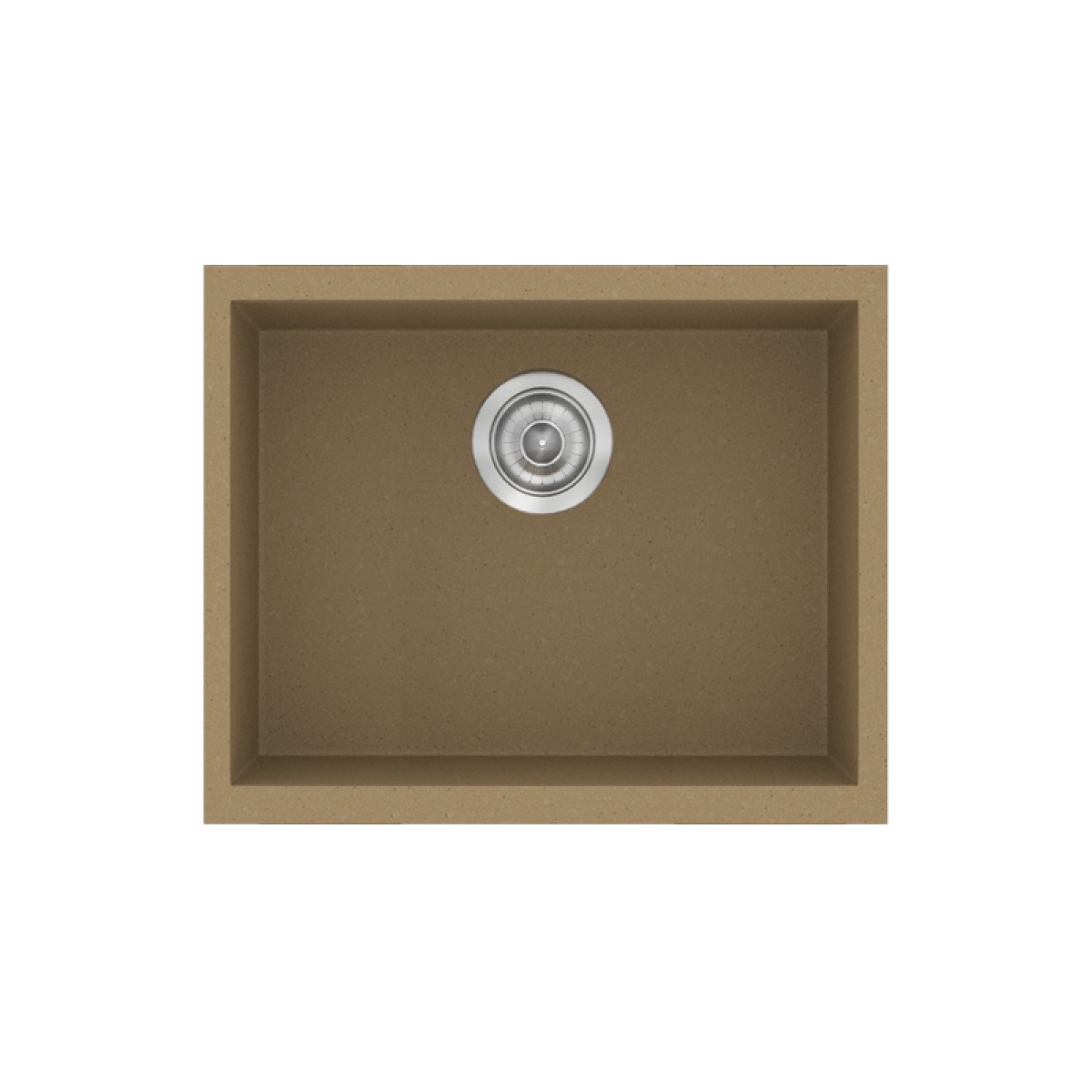 Νεροχύτης Κουζίνας Sanitec Classic 341-16 Metallic Coffee 50x40cm Νεροχύτης Κουζίνας Sanitec Classic 341-16 Metallic Coffee 50x40cm