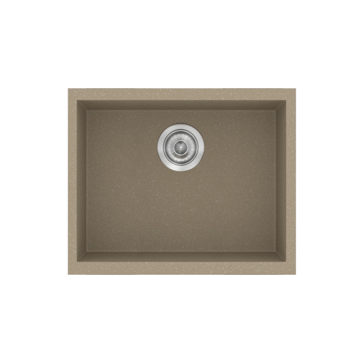 Νεροχύτης Κουζίνας Sanitec Classic 341-42 Granite Taupe 50x40cm Νεροχύτης Κουζίνας Sanitec Classic 341-42 Granite Taupe 50x40cm
