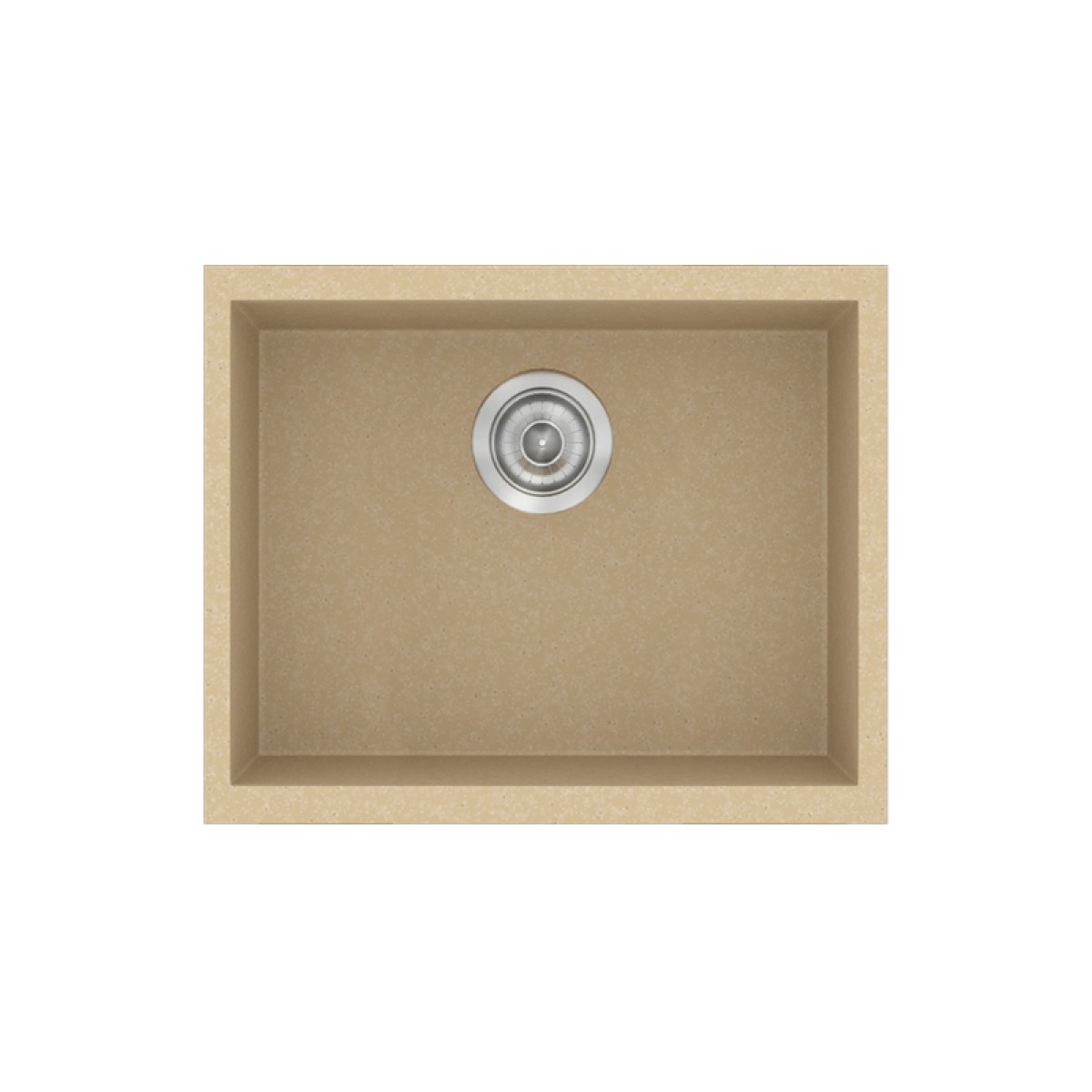 Νεροχύτης Κουζίνας Sanitec Classic 341-45 Granite Cappucino 50x40cm Νεροχύτης Κουζίνας Sanitec Classic 341-45 Granite Cappucino 50x40cm