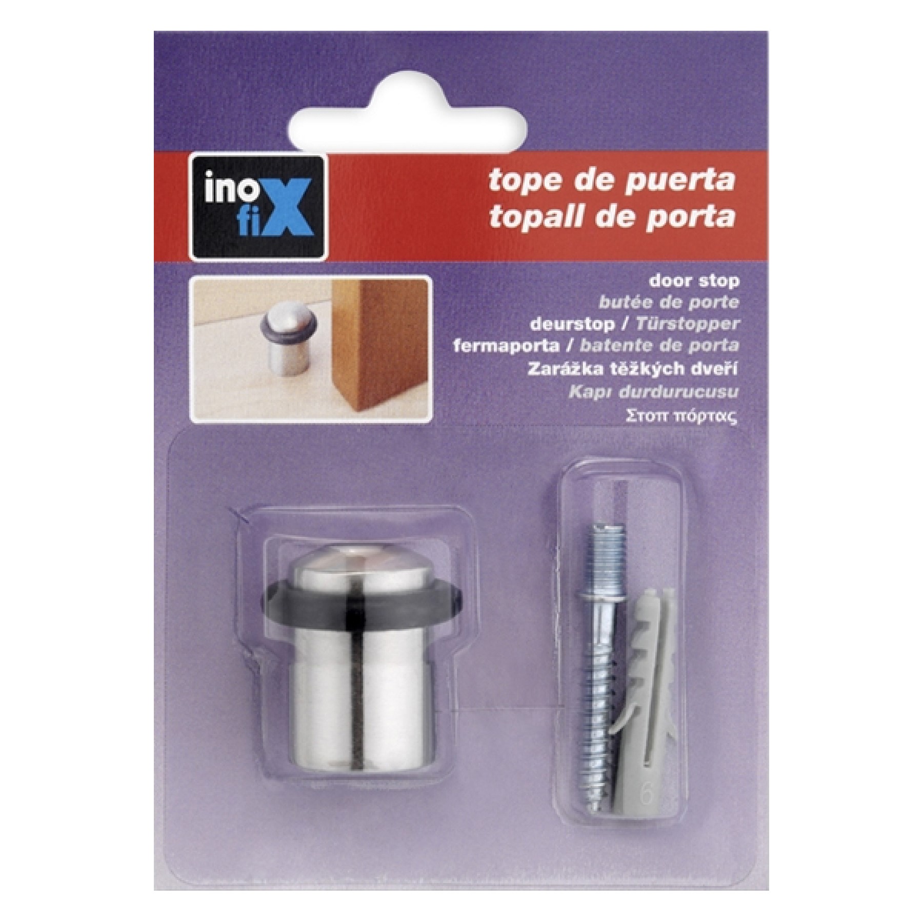 Στοπ πόρτας Inofix 3160-7 Βιδωτό Ανοξείδωτο 30x27x27 mm Στοπ πόρτας Inofix 3160-7 Βιδωτό Ανοξείδωτο 30x27x27 mm