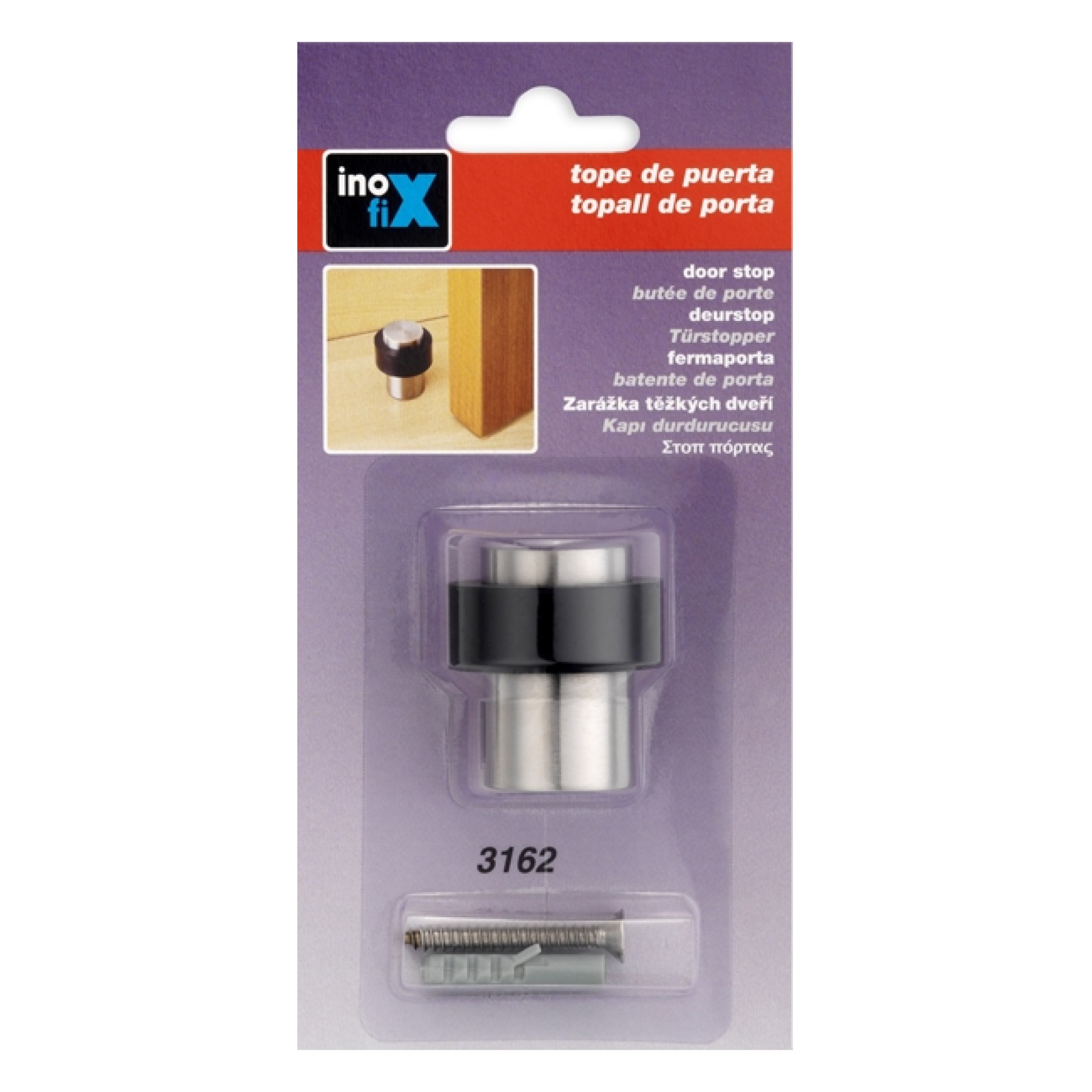 Στοπ πόρτας Inofix 3162-7 Βιδωτό Ανοξείδωτο 40x35x35 mm Στοπ πόρτας Inofix 3162-7 Βιδωτό Ανοξείδωτο 40x35x35 mm