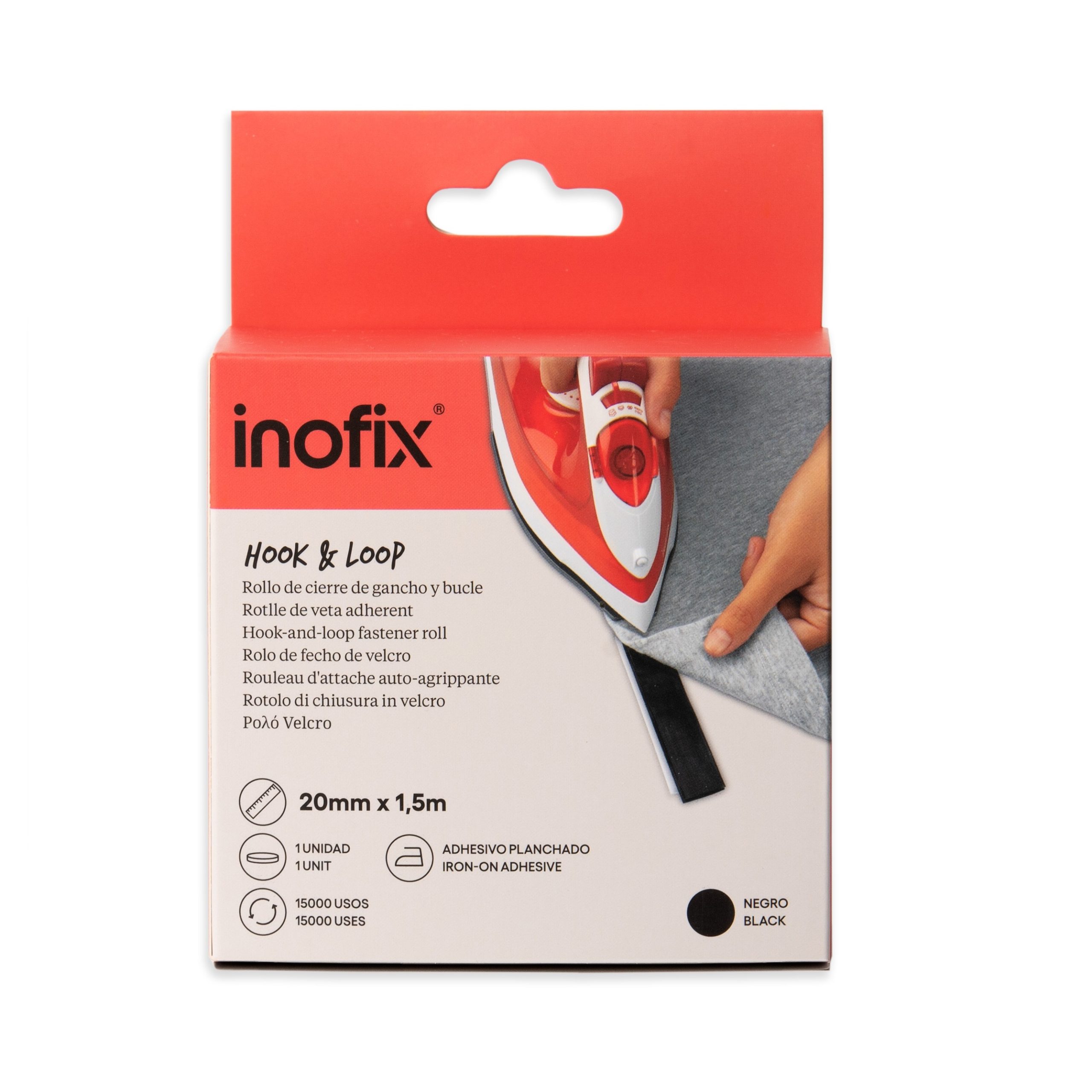 Ταινία Velcro Θερμικής Κόλλησης Inofix 2145-2 Λευκό 20mmx1,5m Ταινία Velcro Θερμικής Κόλλησης Inofix 2145-2 Λευκό 20mmx1,5m