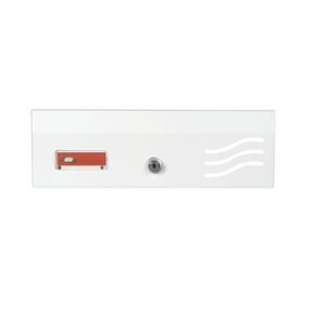 Γραμματοκιβώτιο Viometal Φλωρεντία 406 Λευκό 33x12x20cm Γραμματοκιβώτιο Viometal Φλωρεντία 406 Λευκό 33x12x20cm