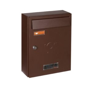 Γραμματοκιβώτιο Viometal Αθήνα 801 Καφέ 33x10x26cm Γραμματοκιβώτιο Viometal Αθήνα 801 Καφέ 33x10x26cm