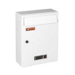 Γραμματοκιβώτιο Viometal Αθήνα 801 Λευκό 33x10x26cm Γραμματοκιβώτιο Viometal Αθήνα 801 Λευκό 33x10x26cm