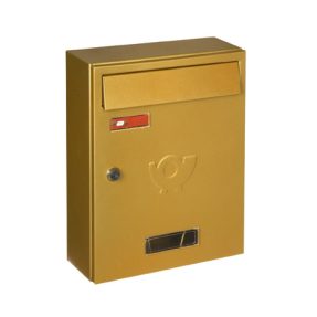 Γραμματοκιβώτιο Viometal Αθήνα 801 Χρυσό 33x10x26cm Γραμματοκιβώτιο Viometal Αθήνα 801 Χρυσό 33x10x26cm