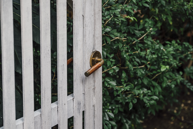 antique door and handle for home style