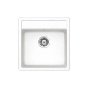 Νεροχύτης Κουζίνας Schock Cristalite Manhattan 30050-1301 Super White 49x51cm Νεροχύτης Κουζίνας Schock Cristalite Manhattan 30050-1301 Super White 49x51cm